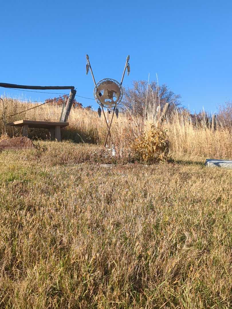 Blue E. Halterman's grave. Photo 2
