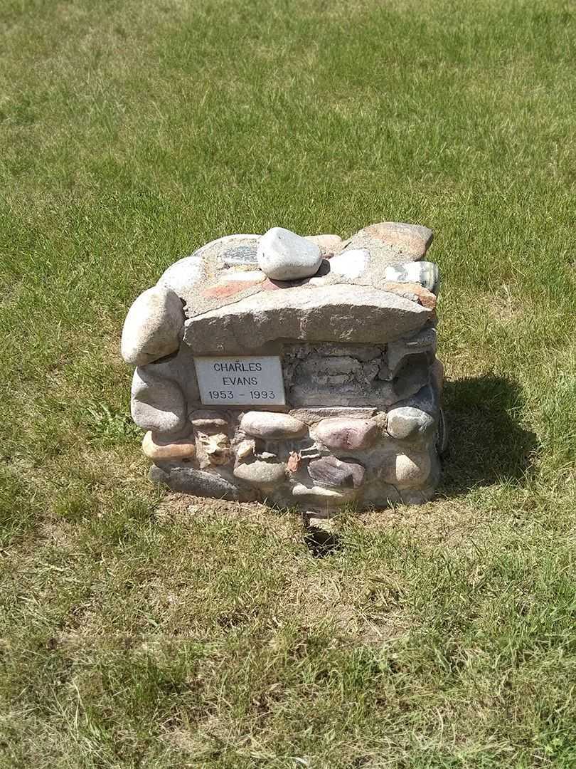 Charles Evans's grave. Photo 1
