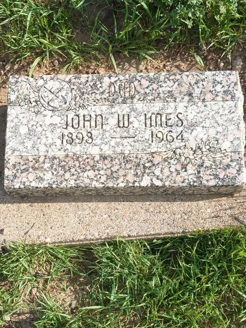 John W. Imes's grave. Photo 2