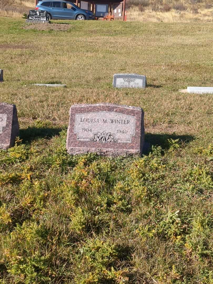 Louisa M. Winter's grave. Photo 2