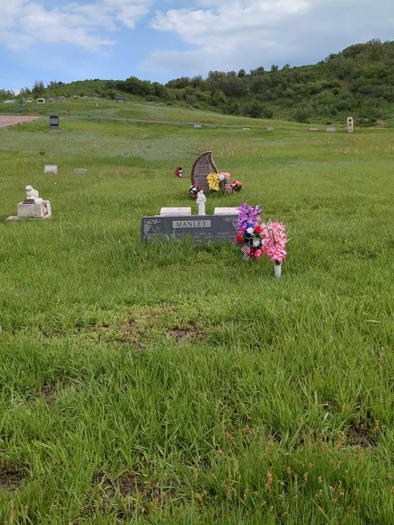 Violet A. Manley's grave. Photo 2