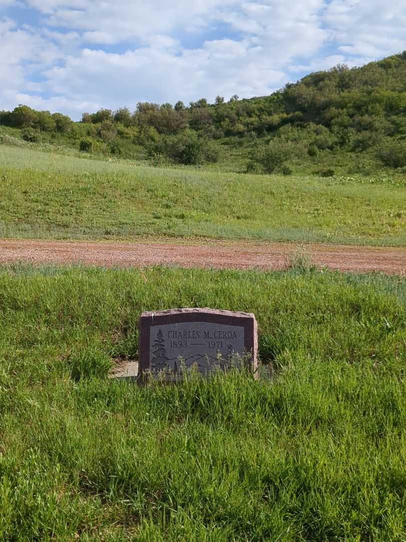Charles M. Cerda's grave. Photo 1
