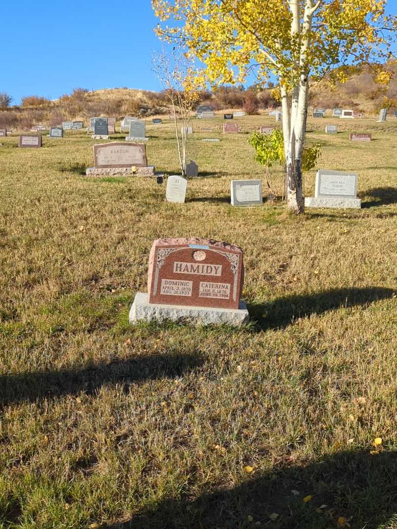 Caterina Hamidy's grave. Photo 2