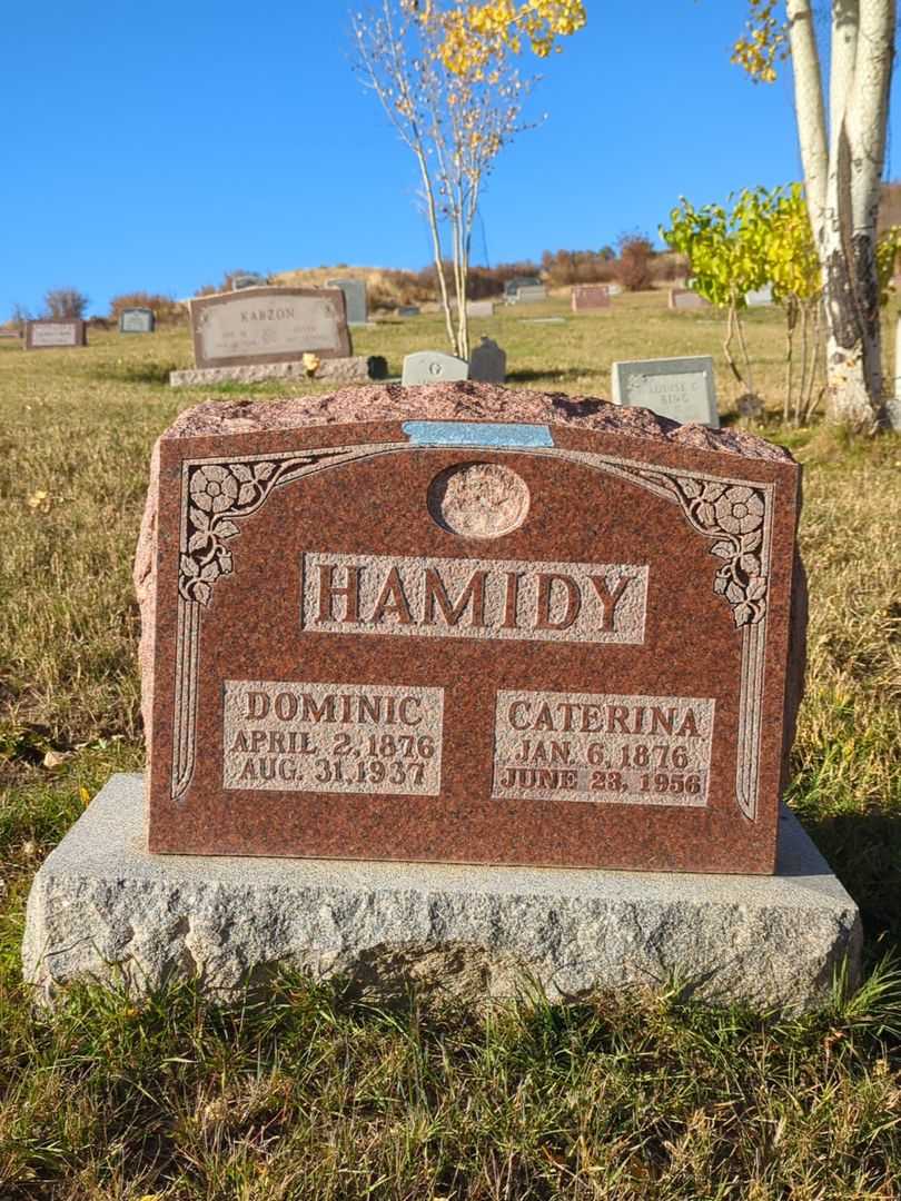 Caterina Hamidy's grave. Photo 1