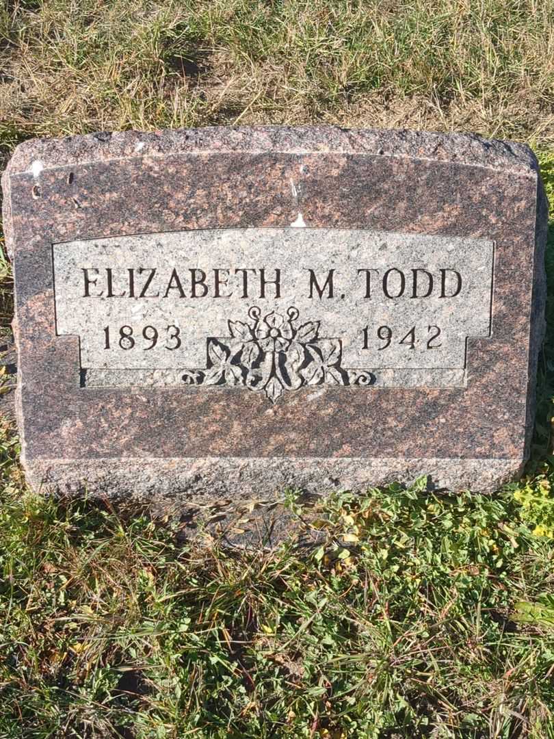 Elizabeth M. Todd's grave. Photo 3