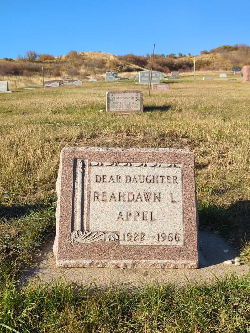 Reahdawn L. Appel's grave. Photo 3