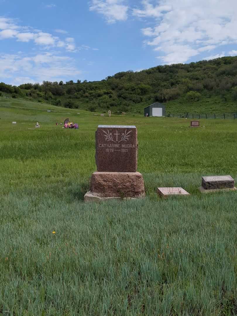 Catharine Mudra's grave. Photo 2
