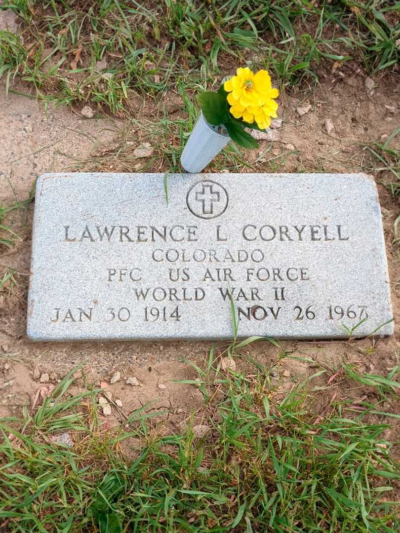 Lawrence L. Coryell's grave. Photo 3