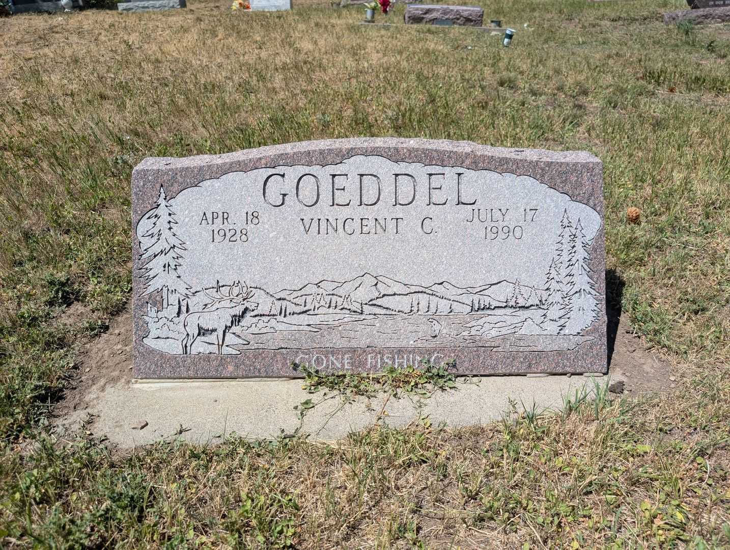 Vincent C Goeddel's grave. Photo 2