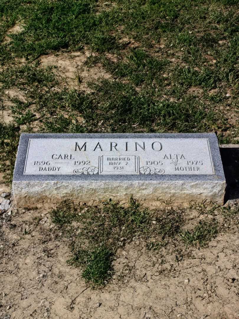 Carl Marino's grave. Photo 1