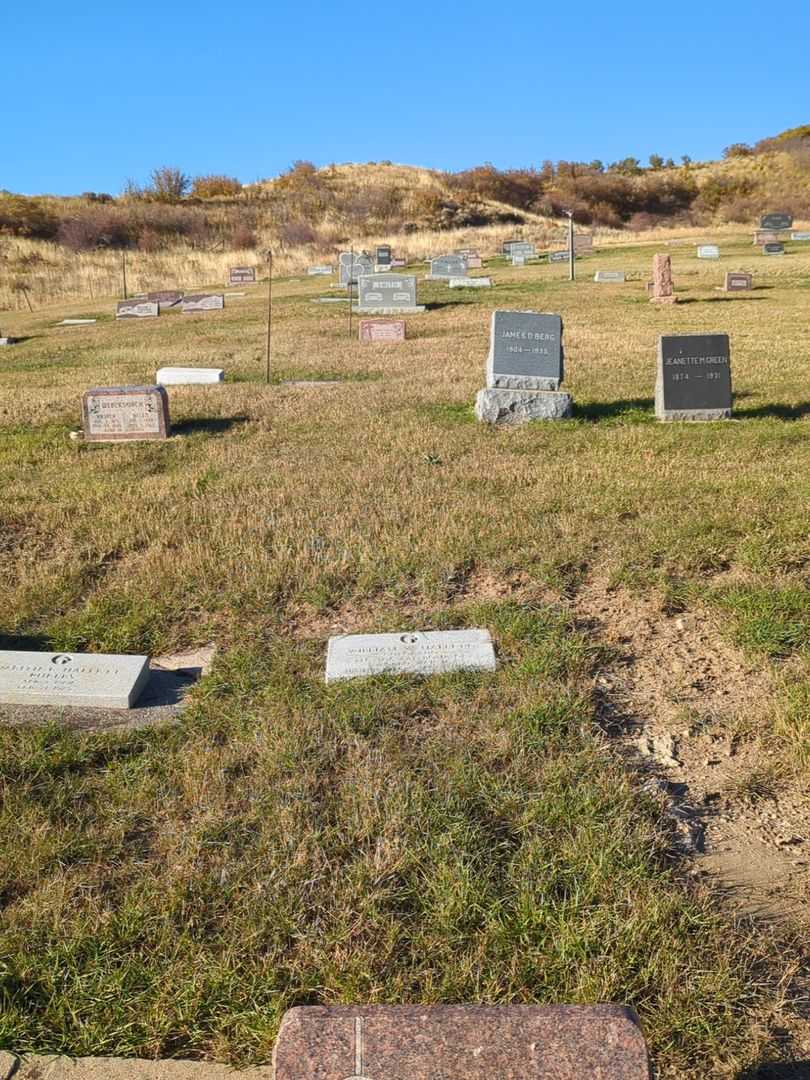 William W. Hallett's grave. Photo 2