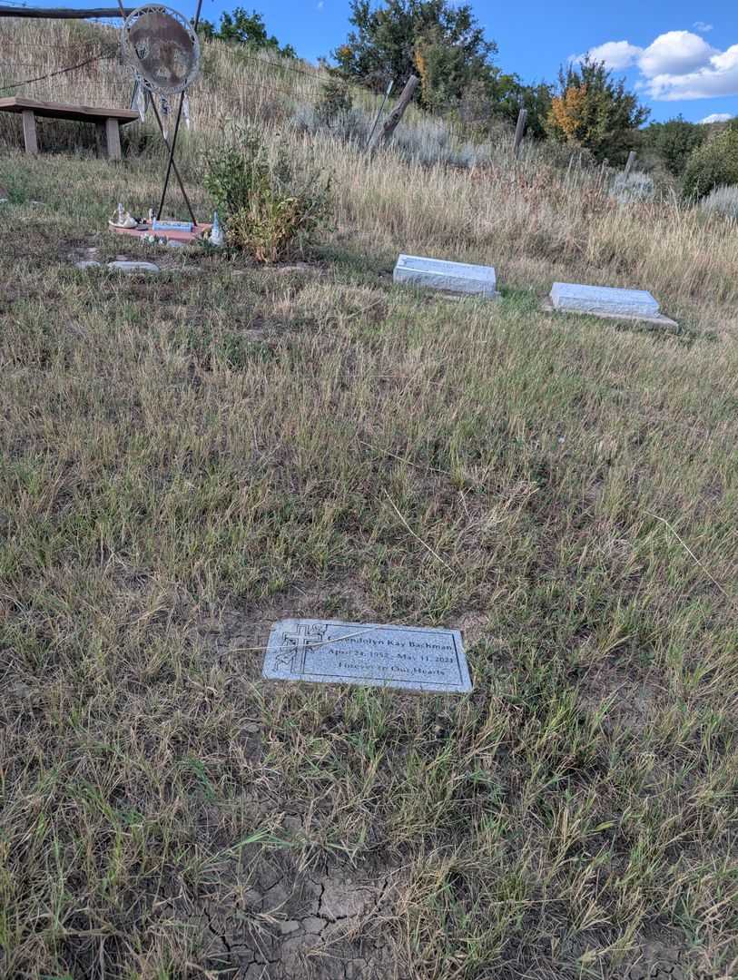 Gwen Bachman's grave