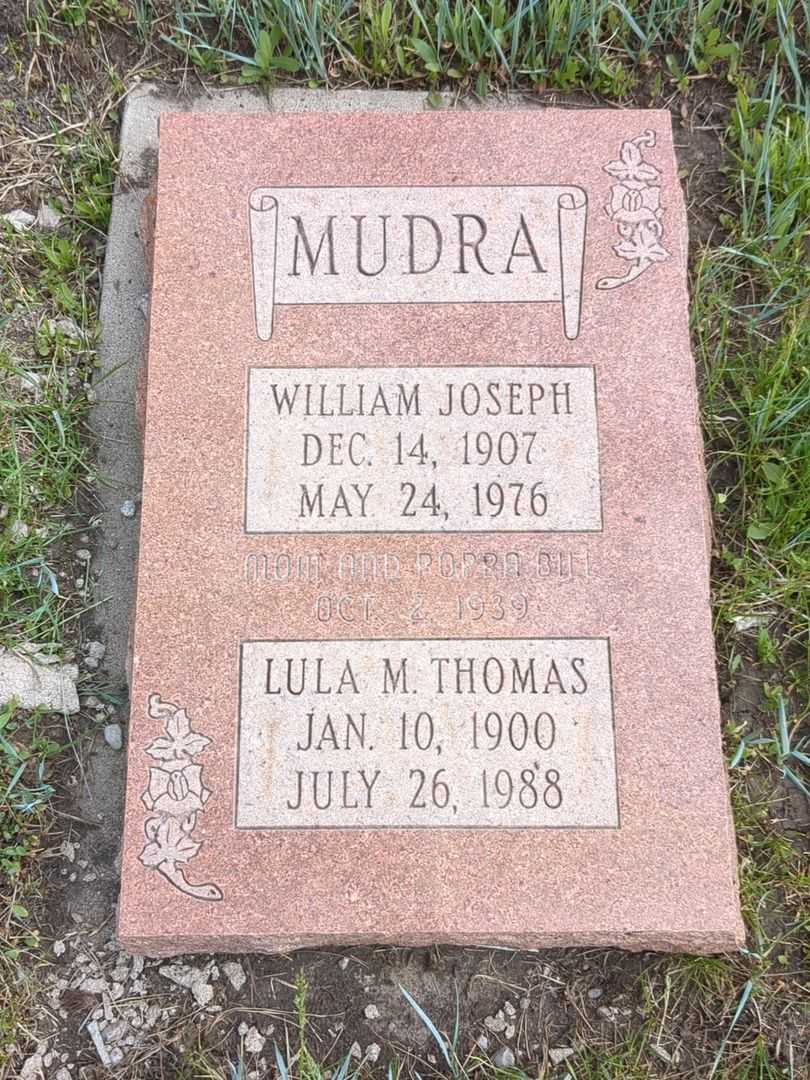 William Joseph Mudra's grave. Photo 1
