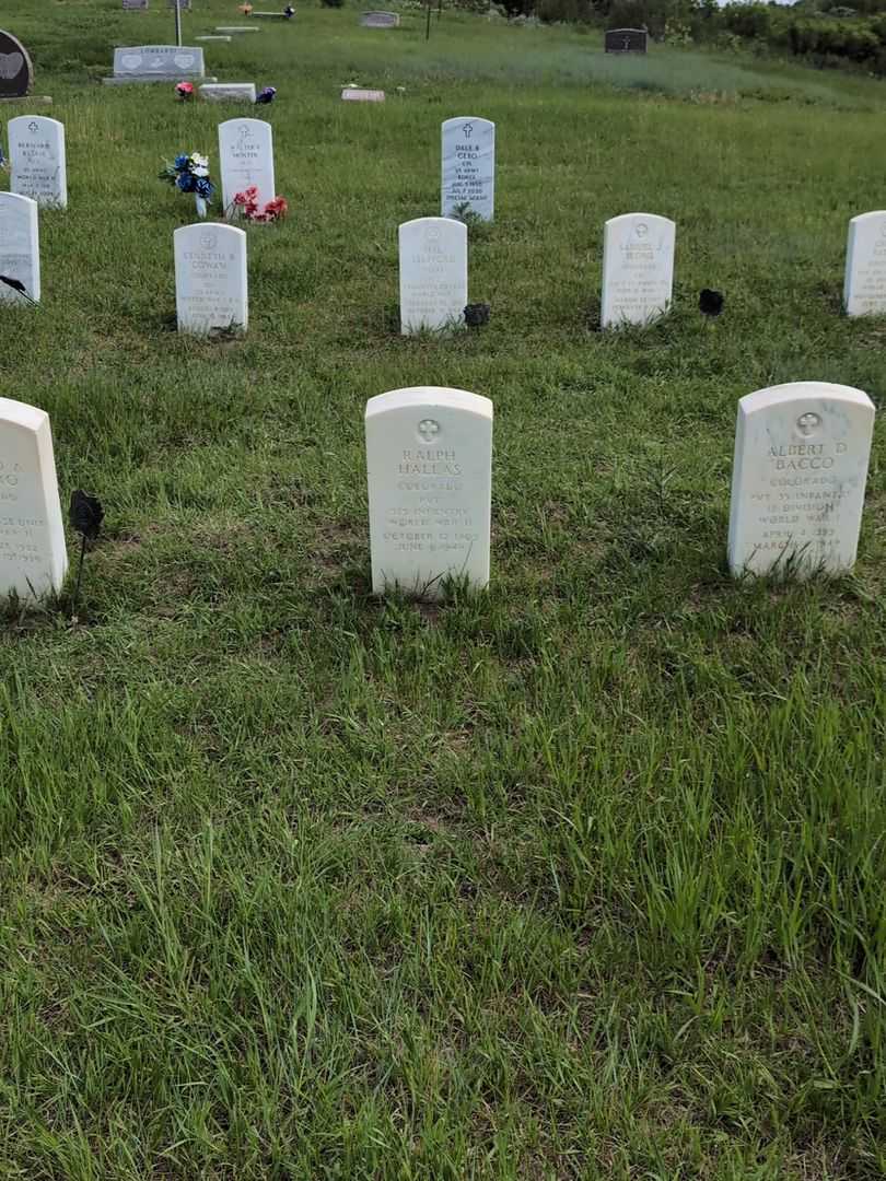 Ralph Hallas's grave. Photo 2
