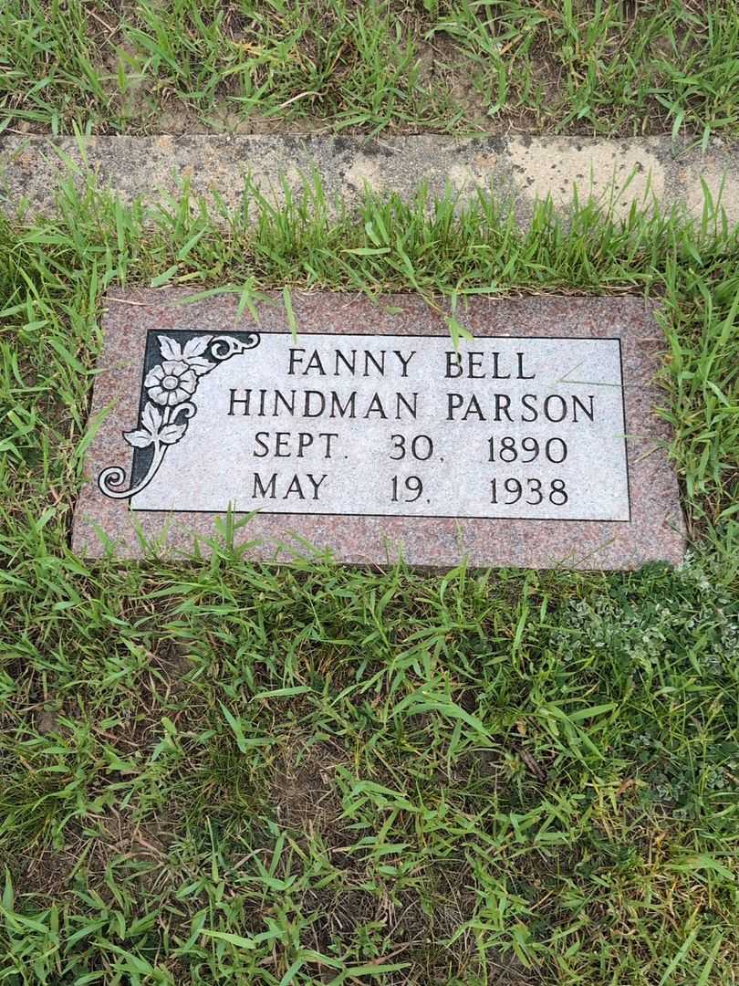 Fanney Belle Parsons's grave. Photo 1