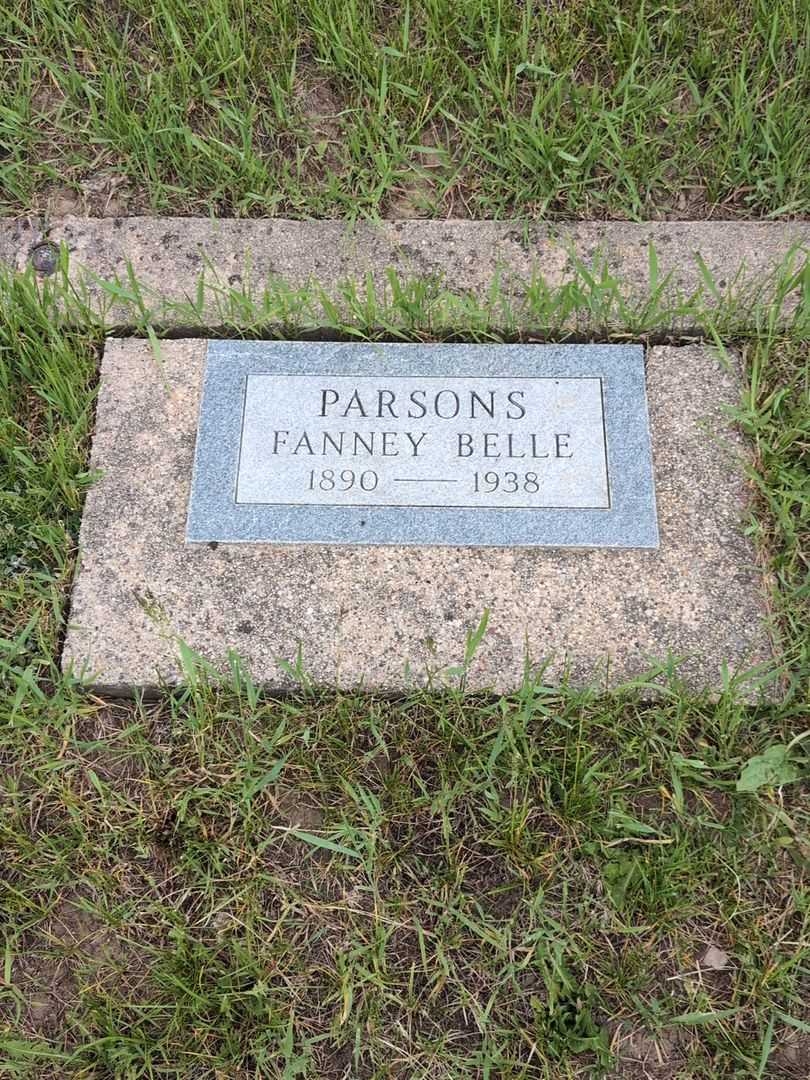 Fanney Belle Parsons's grave. Photo 3