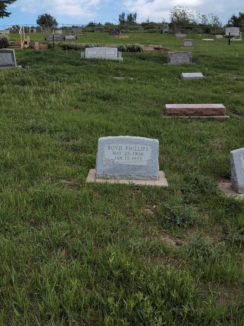 Grace "Boyd" Phillips's grave. Photo 2