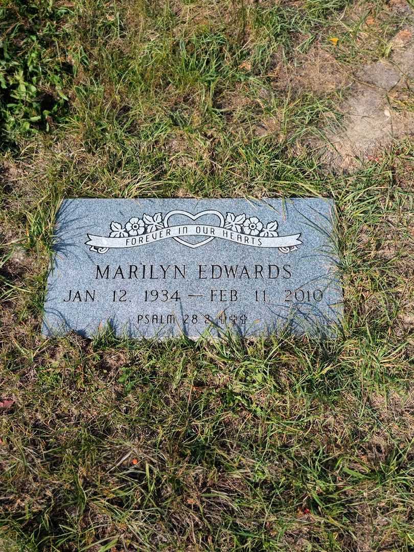 Marilyn Edwards's grave. Photo 1