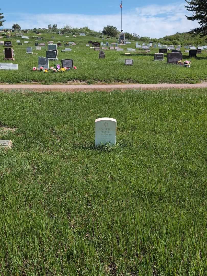 Joseph H. Hains's grave. Photo 2