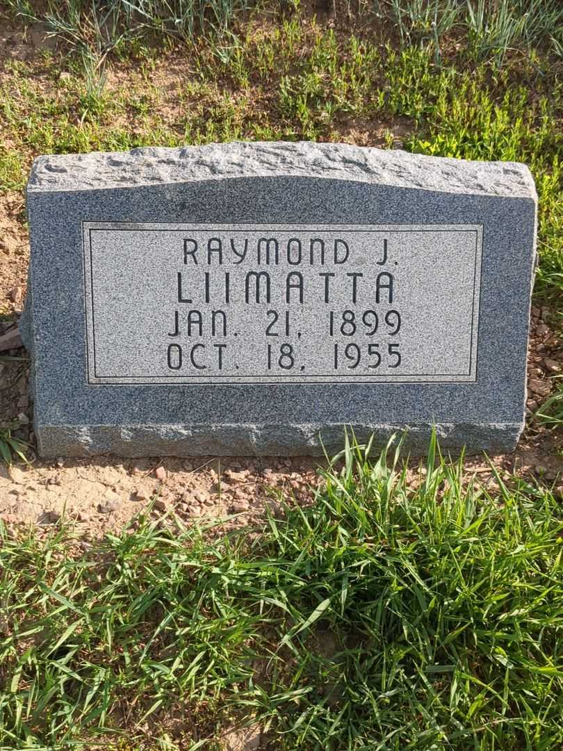 Raymond J. Liimatta's grave. Photo 2
