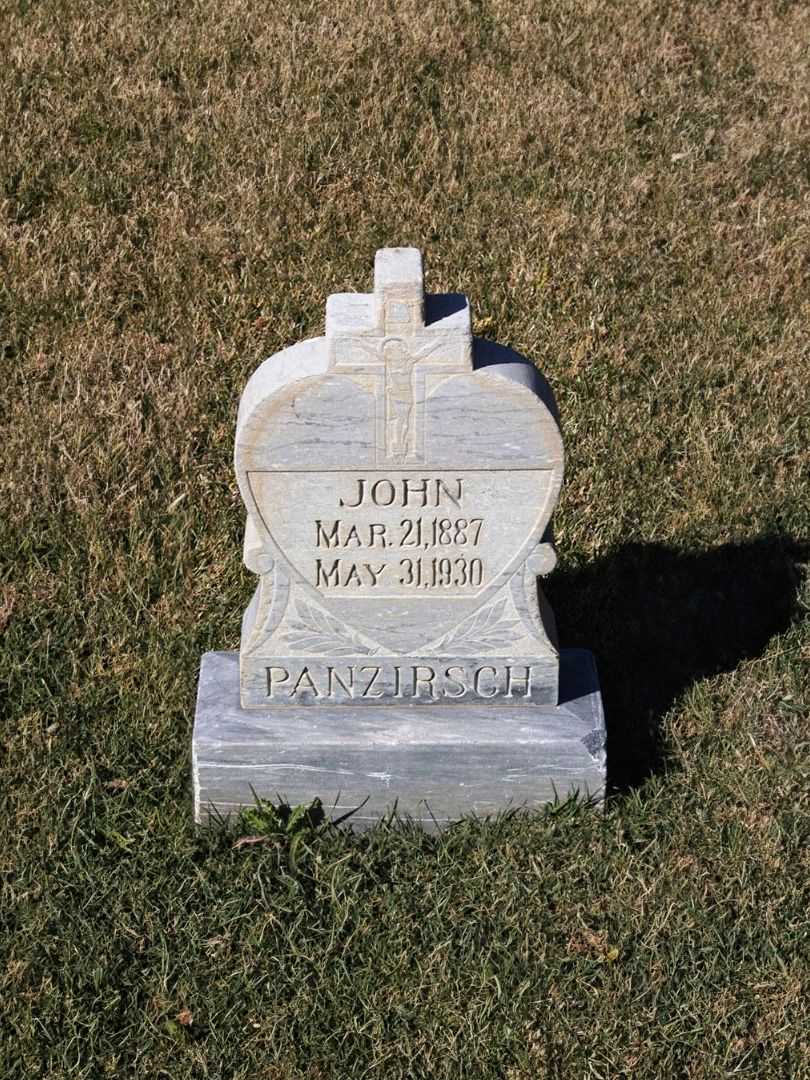 John Panzirsch's grave. Photo 1